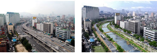 ������Ϫ���߼ܸ���·���ǰ��Ľ�ͨ״���Ա�ͼ